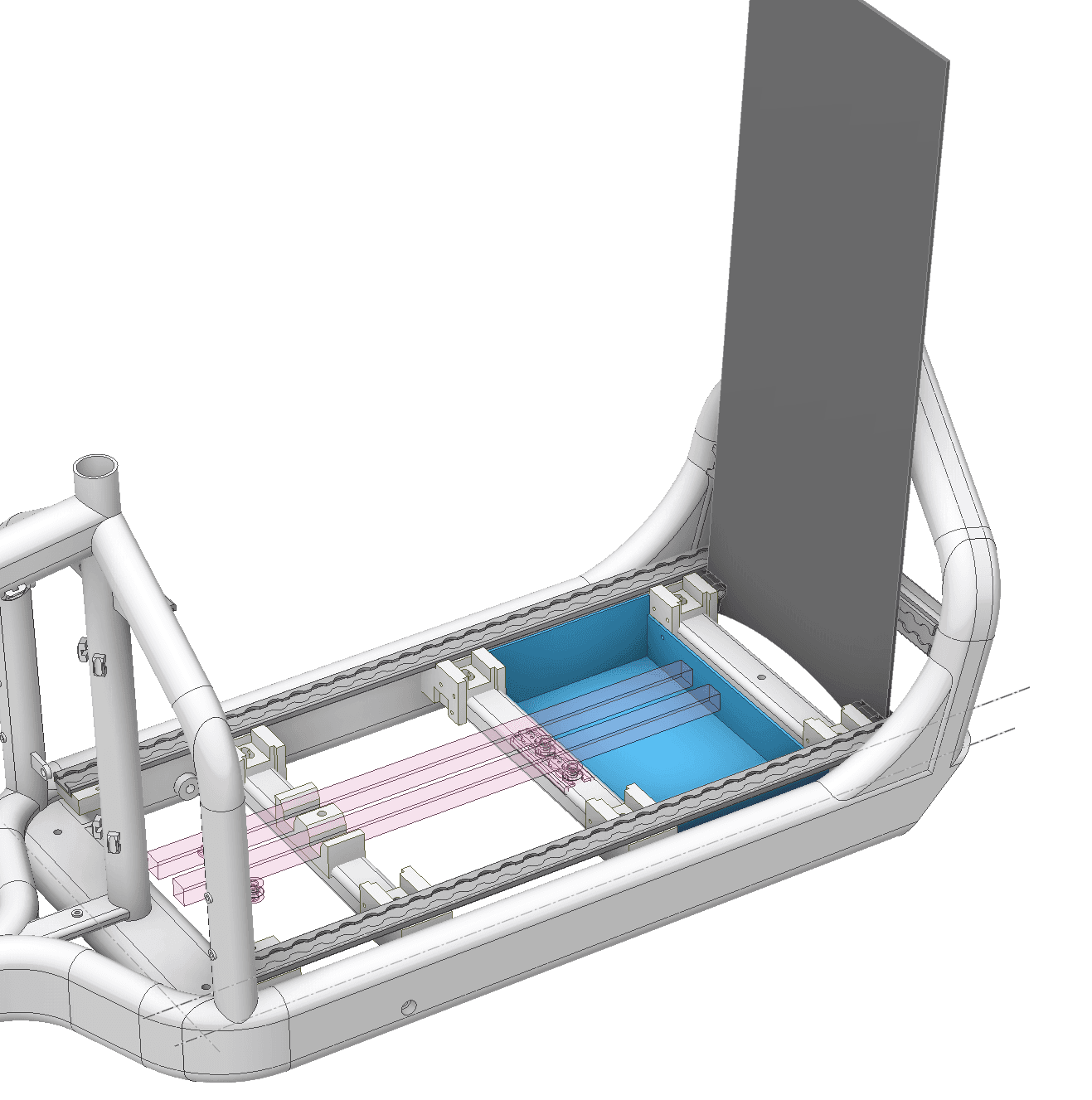 Raildeck Extension: Glove Box Tray