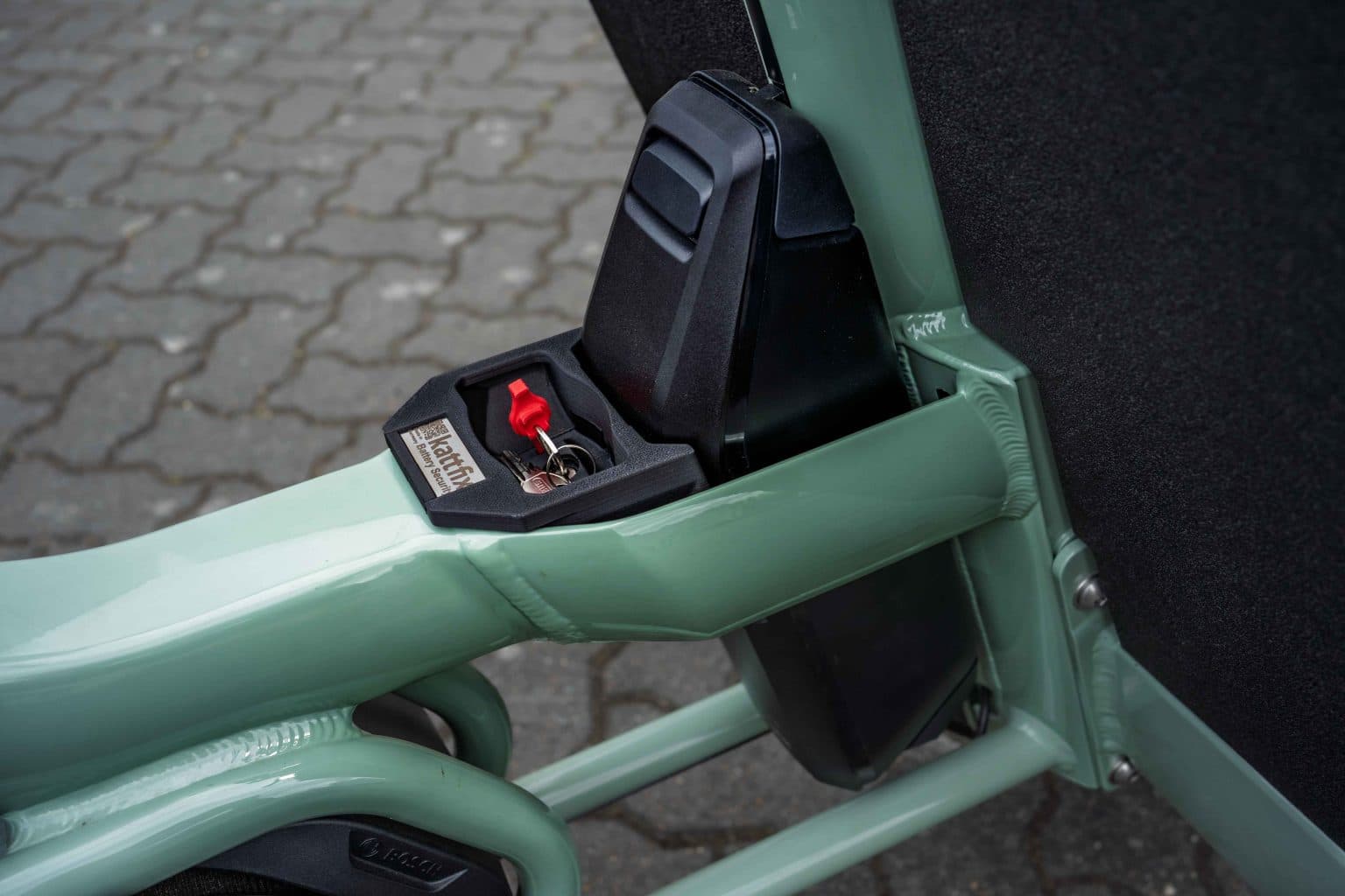 Battery lock for Urban Arrow Family, FamilyNext, Shorty, Cargo, Tender