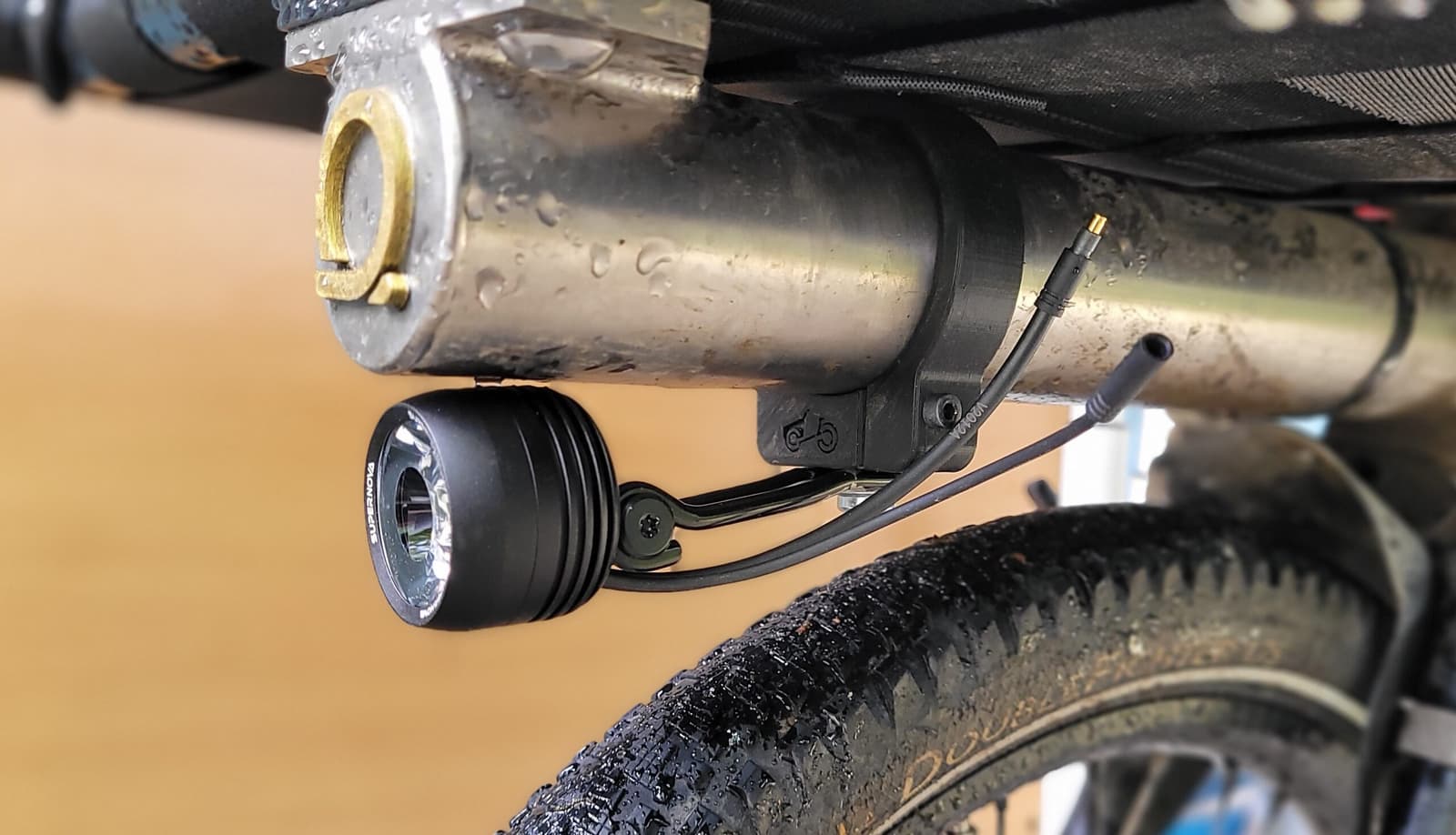 Licht am Omnium Minimax - Lastenrad-Tuning.com