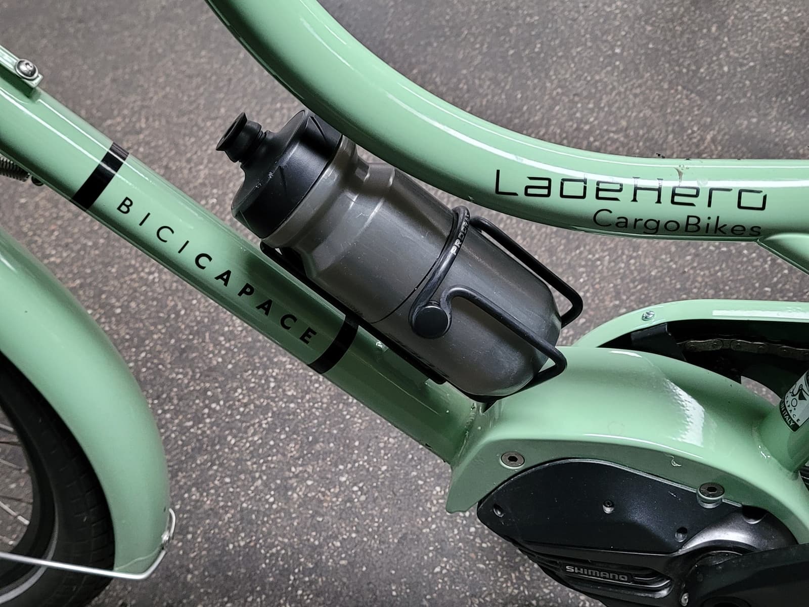 Bottle holder instead of secondary battery