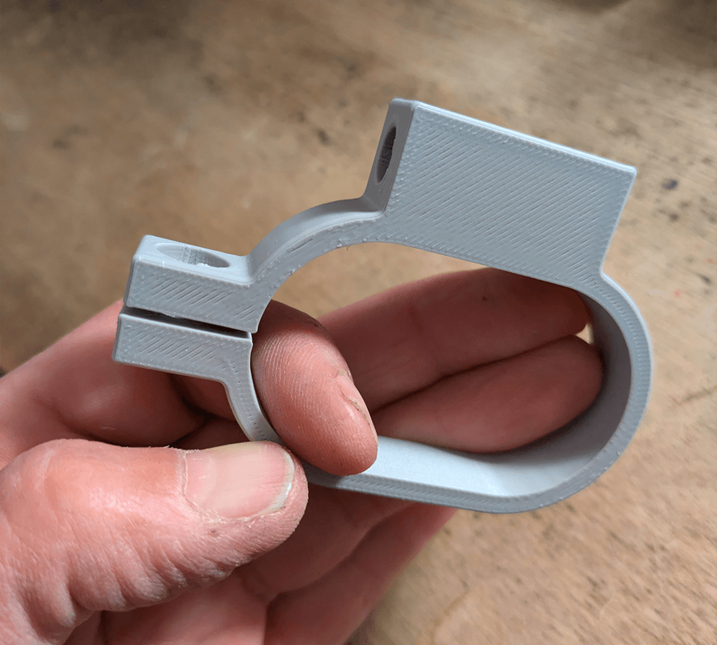 Windshield Frame Bracket for Bullitt (DIY)